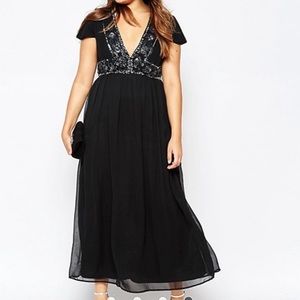 Plus Size ASOS Lovedrobe Embellished Dress, Sz 22